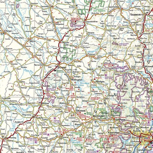 National Geographic - Australia East - Adventure Folding Travel Map - Image 2