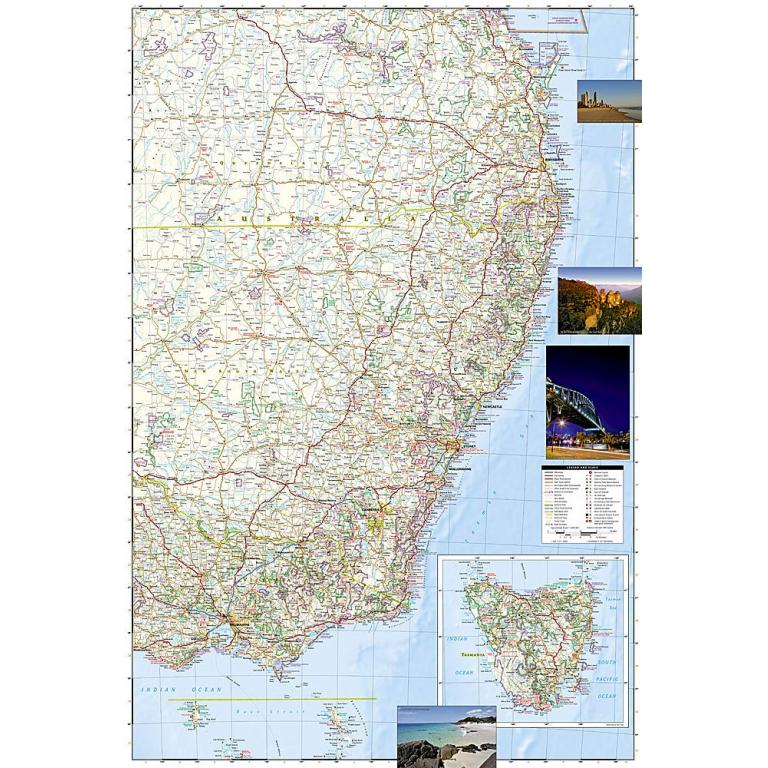 National Geographic - Australia East - Adventure Folding Travel Map - Image 4