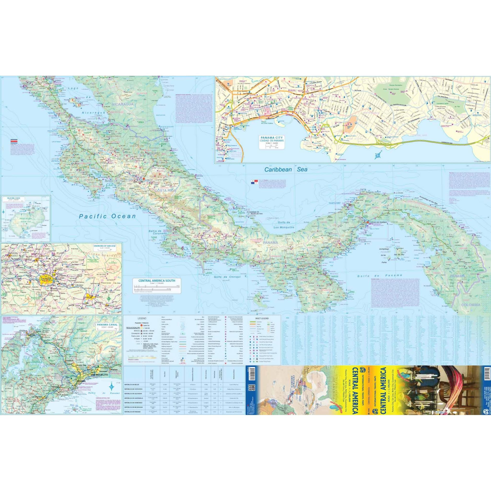 ITMB - Central America - Folding Travel Map - Image 3
