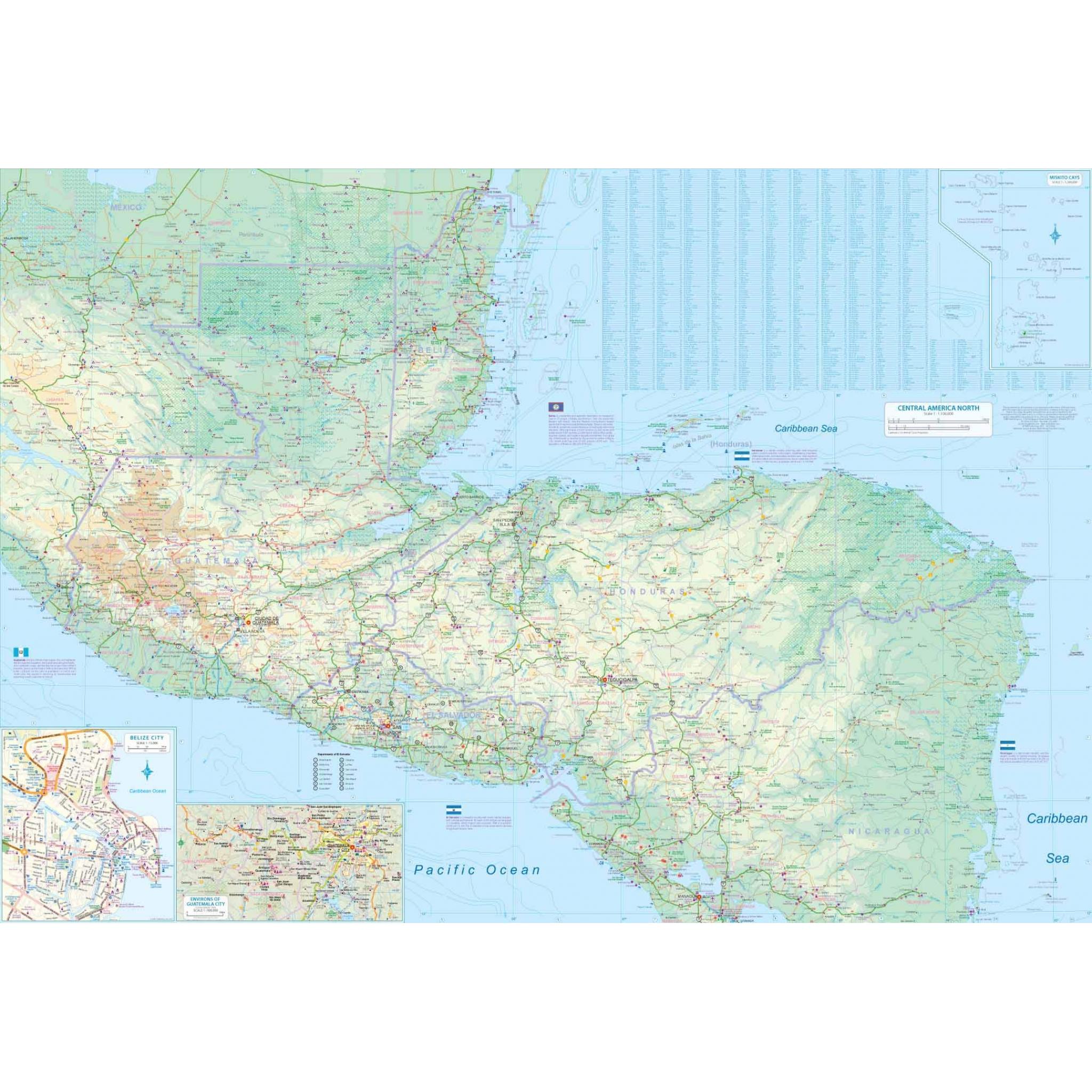 ITMB - Central America - Folding Travel Map - Image 4