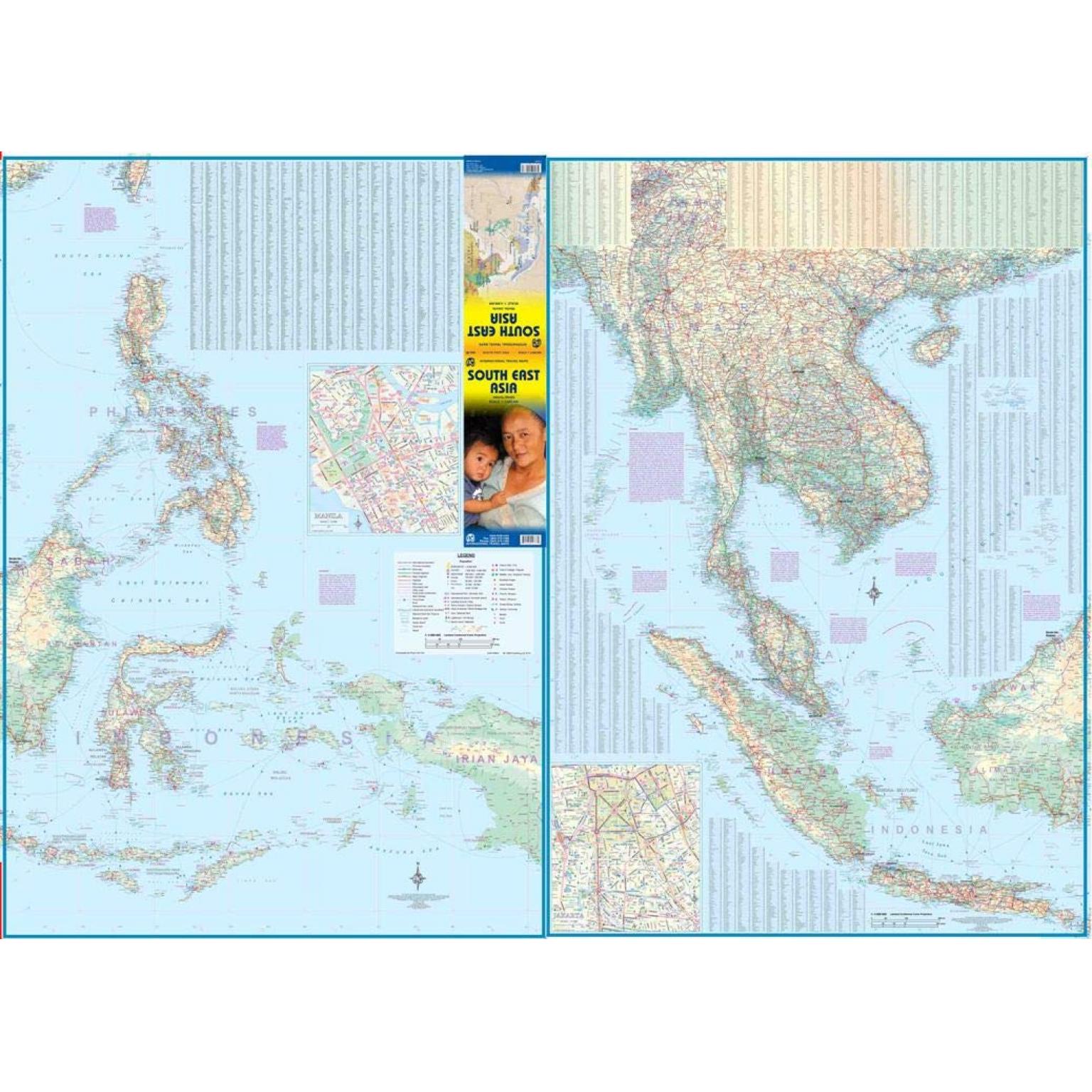 ITMB - Asia Southeast - Folding Travel Map - Image 3