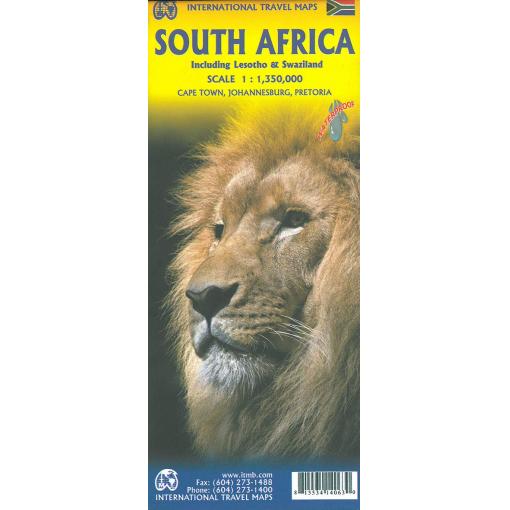 ITMB - South Africa - Folding Travel Map - Image 2