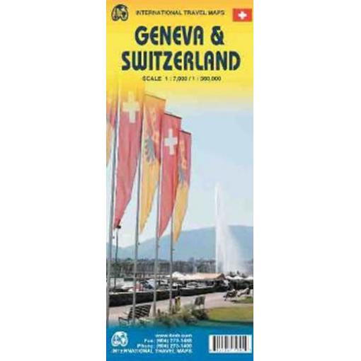 ITMB - Switzerland and Geneva - Folding Travel Map - Image 2