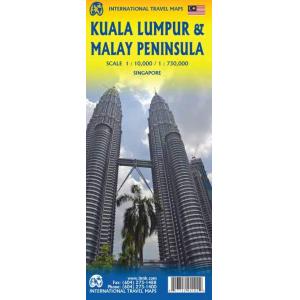 ITMB - Kuala Lumpur & Malay Peninsula - Folding Travel Map