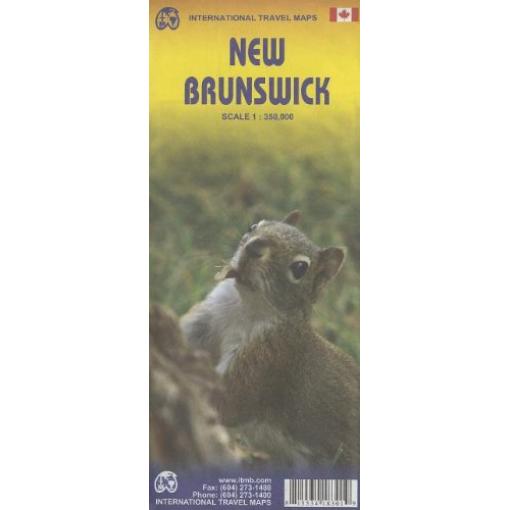 ITMB - New Brunswick, Canada - Folding Travel Map - Image 2