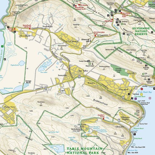 National Geographic - Cape Town and Peninsula [South Africa] - Adventure Folding Travel Map - Image 2