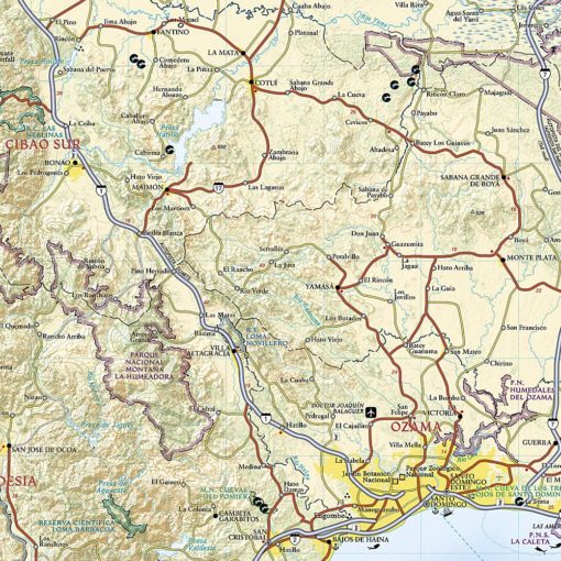 National Geographic - Dominican Republic - Adventure Folding Travel Map - Image 2