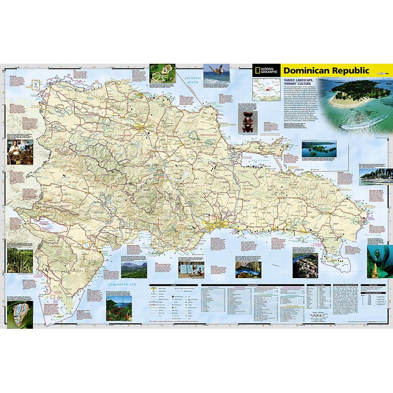National Geographic - Dominican Republic - Adventure Folding Travel Map - Image 4