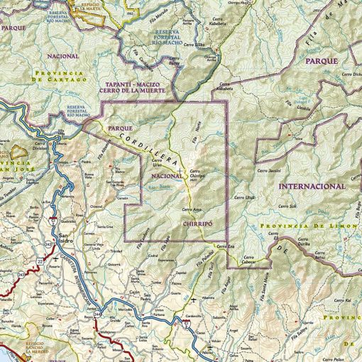 National Geographic - Costa Rica - Adventure Folding Travel Map - Image 3