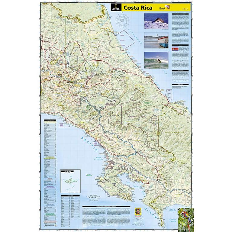 National Geographic - Costa Rica - Adventure Folding Travel Map - Image 5