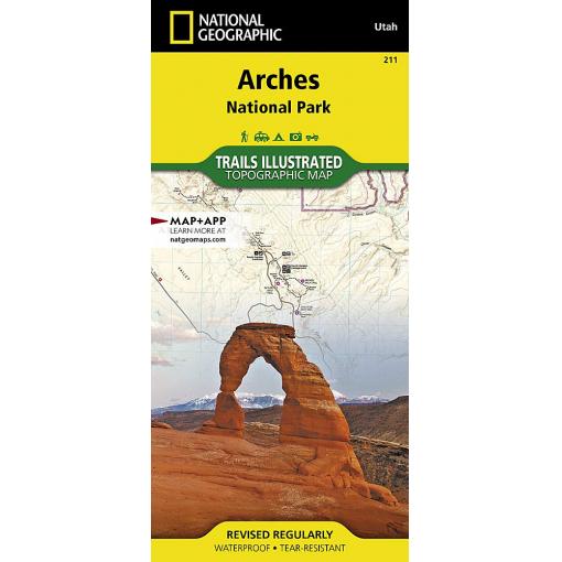 National Geographic - Arches National Park - Folding Travel Map - Image 2