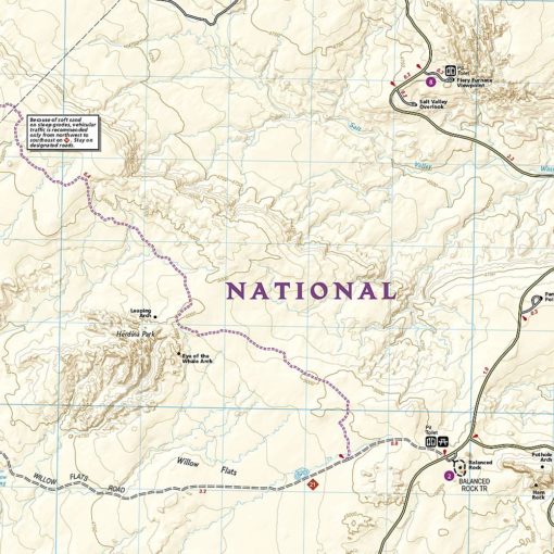 National Geographic - Arches National Park - Folding Travel Map - Image 3