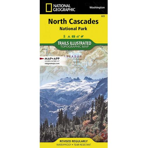 National Geographic - North Cascades National Park - Trails Illustrated Folding Travel Map - Image 2