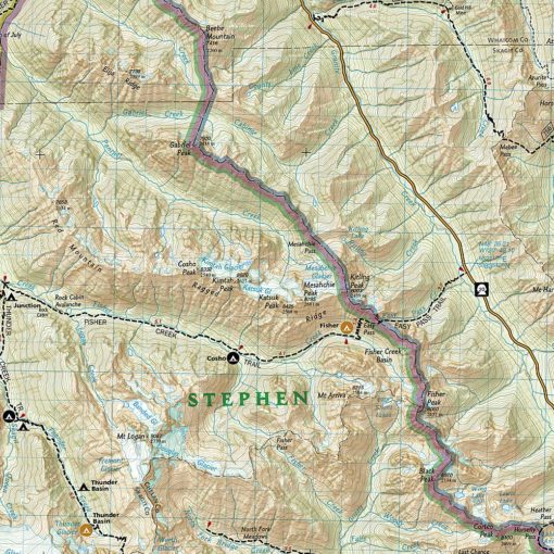 National Geographic - North Cascades National Park - Trails Illustrated Folding Travel Map - Image 3