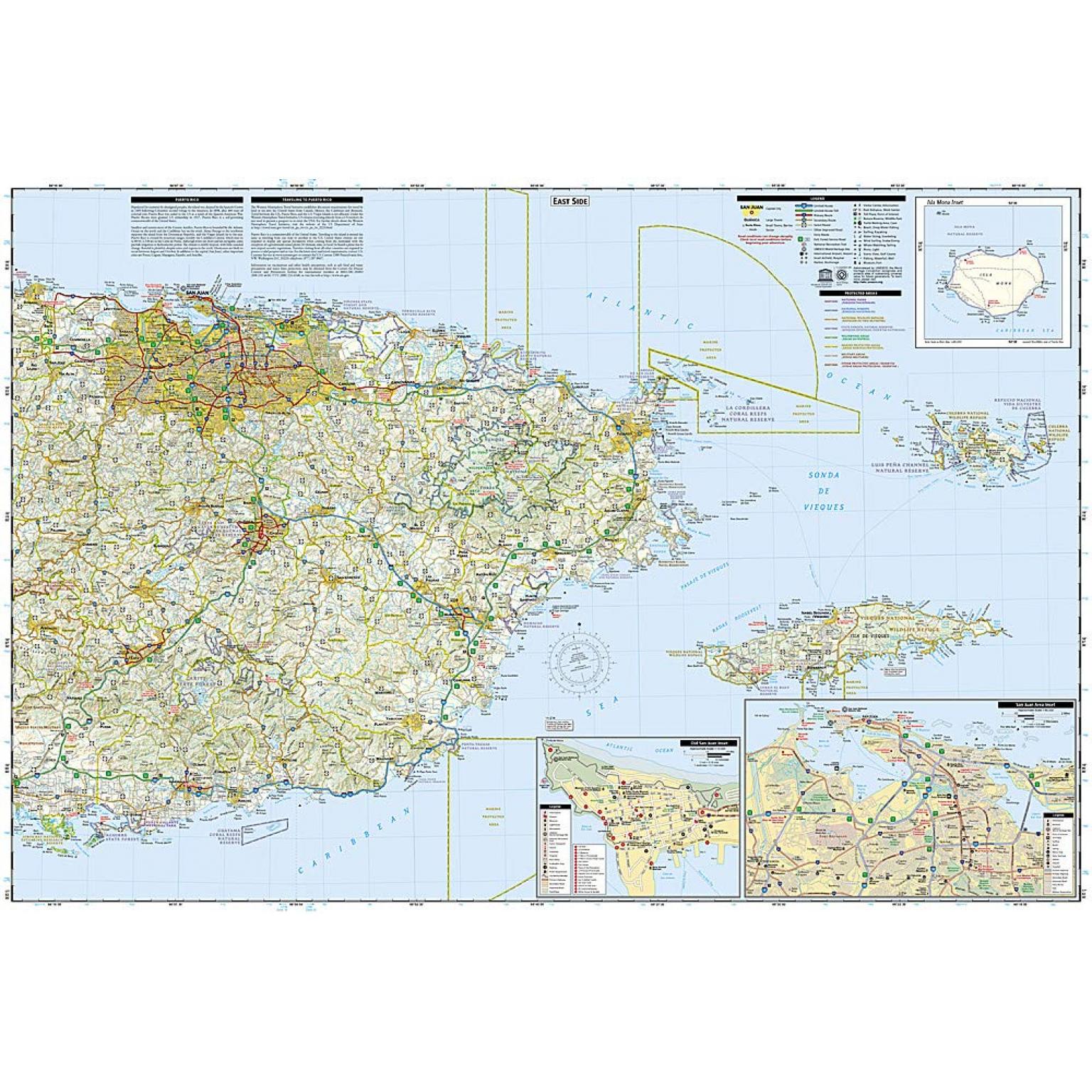 National Geographic - Puerto Rico - Adventure Folding Travel Map - Image 4