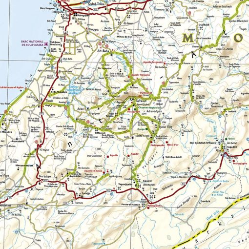 National Geographic - Morocco - Adventure Folding Travel Map - Image 2