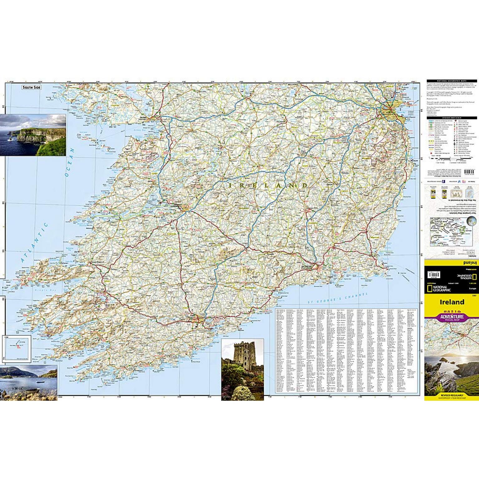 National Geographic - Ireland - Adventure Folding Travel Map - Image 4