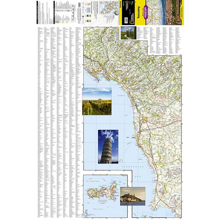 National Geographic - Tuscany [Italy] - Adventure Folding Travel Map - Image 4