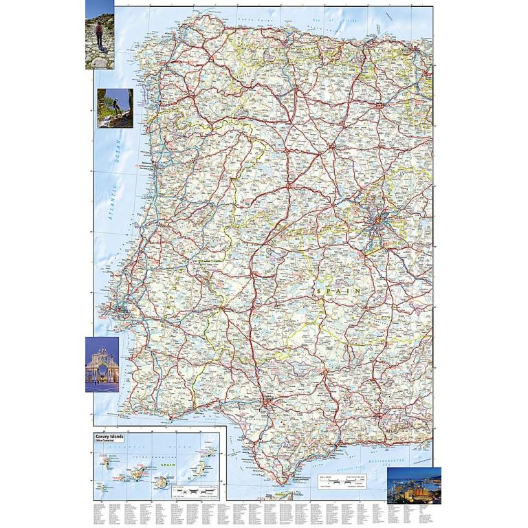 National Geographic - Spain and Portugal - Adventure Folding Travel Map - Image 4