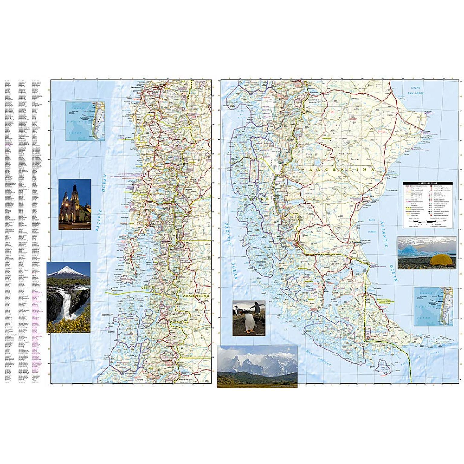 National Geographic - Chile - Adventure Folding Travel Map - Image 3