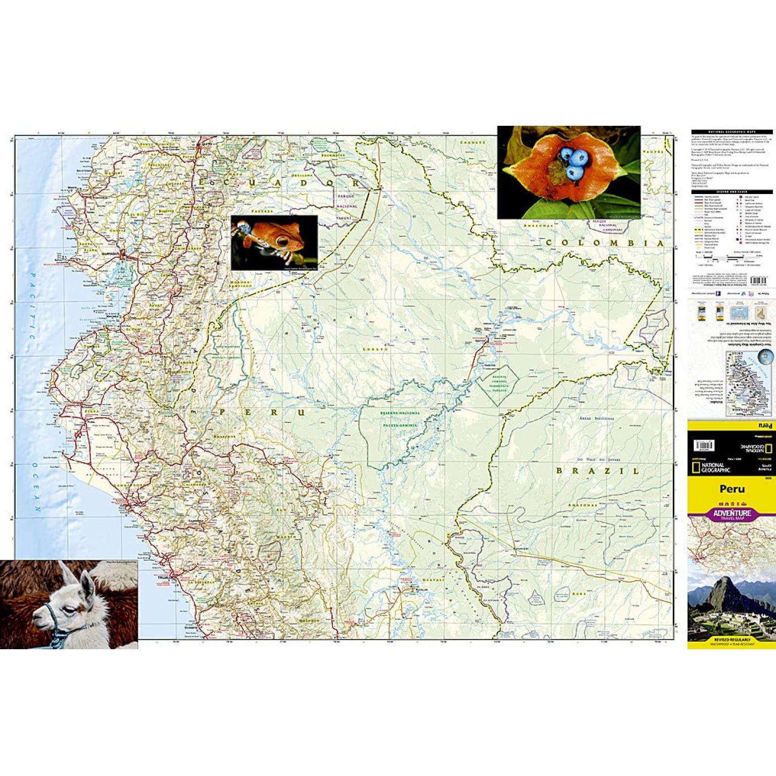 National Geographic - Peru - Adventure Folding Travel Map - Image 4