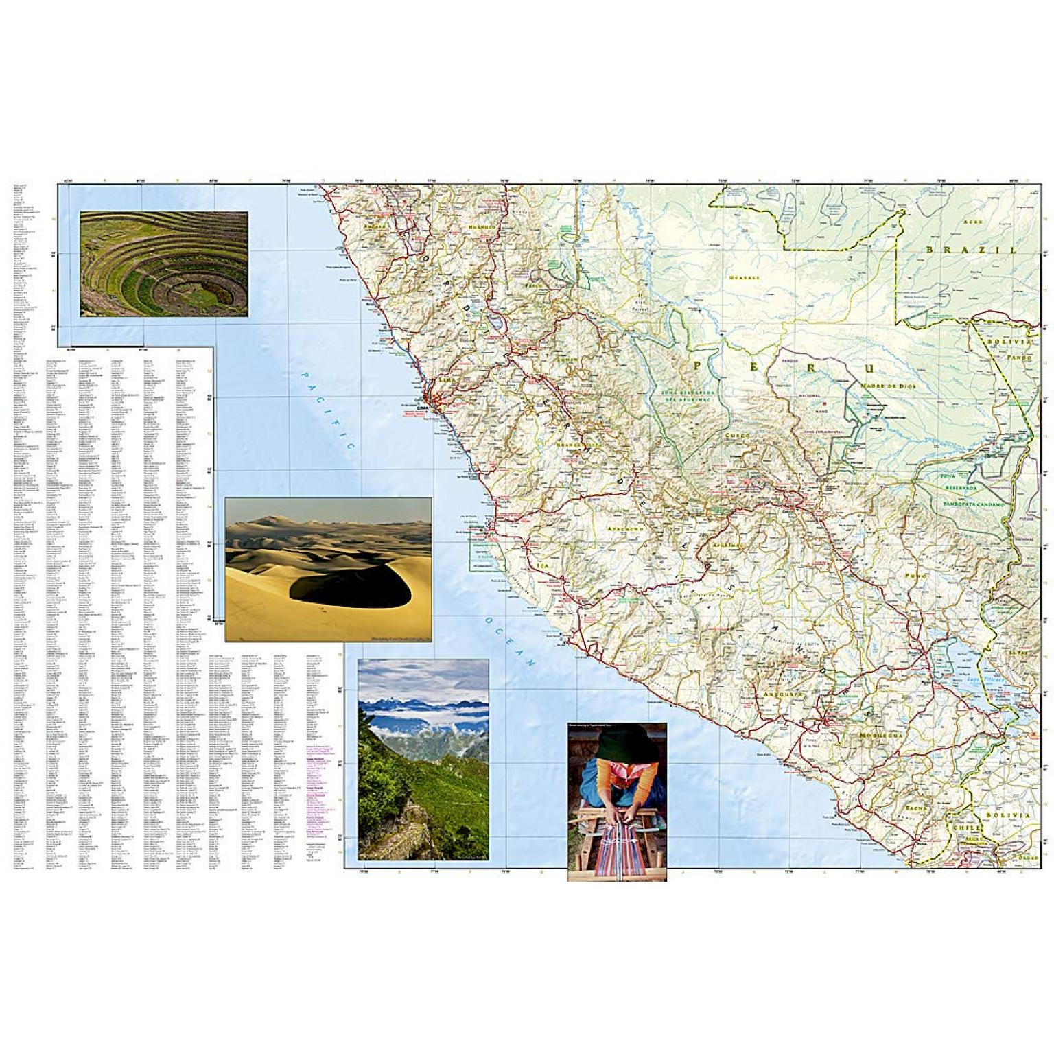 National Geographic - Peru - Adventure Folding Travel Map - Image 5