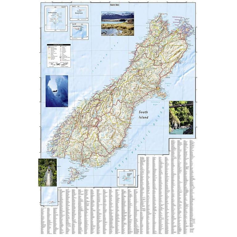 National Geographic - New Zealand - Adventure Folding Travel Map - Image 5