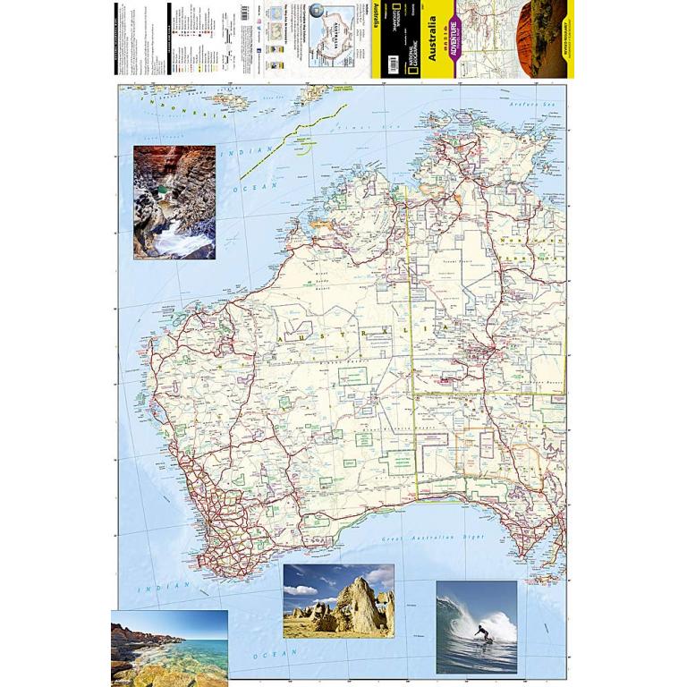 National Geographic - Australia - Adventure Folding Travel Map - Image 3
