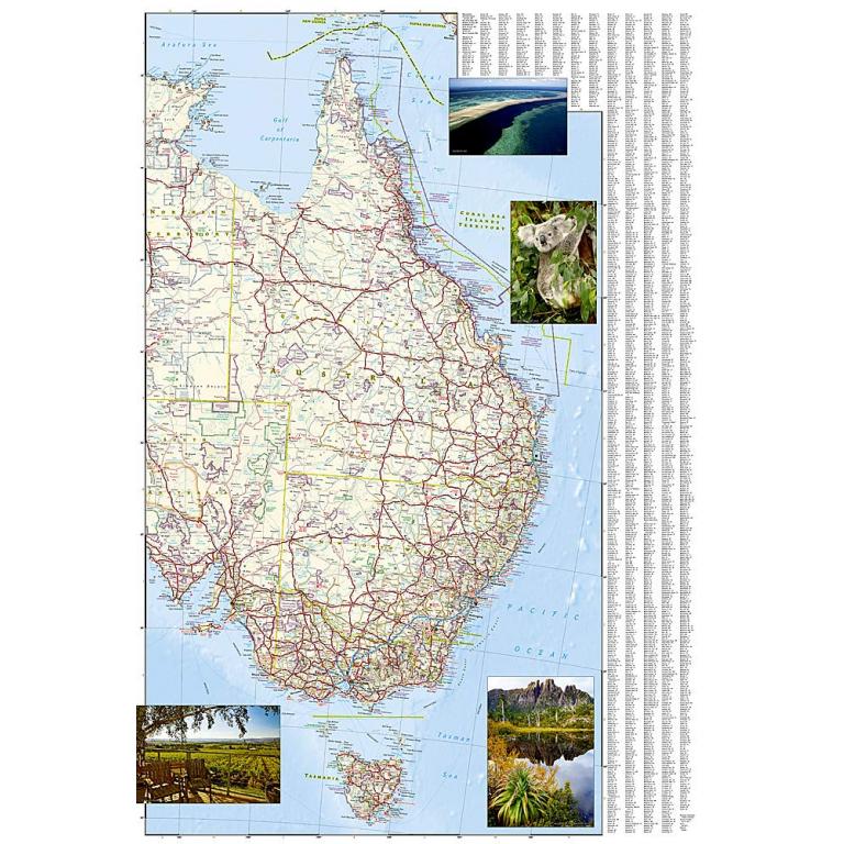National Geographic - Australia - Adventure Folding Travel Map - Image 4