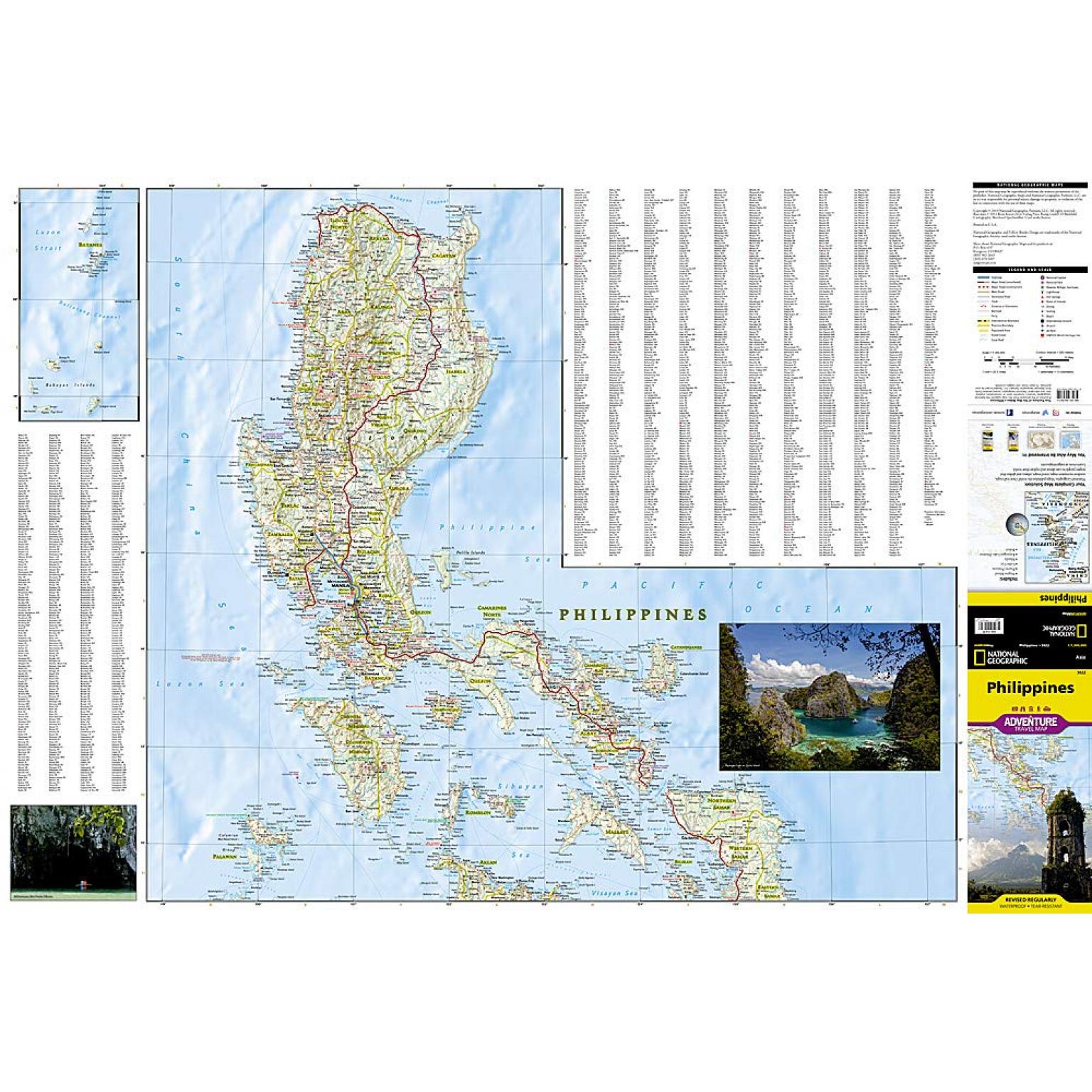 National Geographic - Philippines - Adventure Folding Travel Map - Image 3