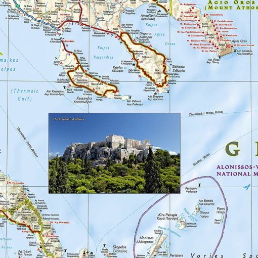 National Geographic - Greece - Adventure Folding Travel Map - Image 3