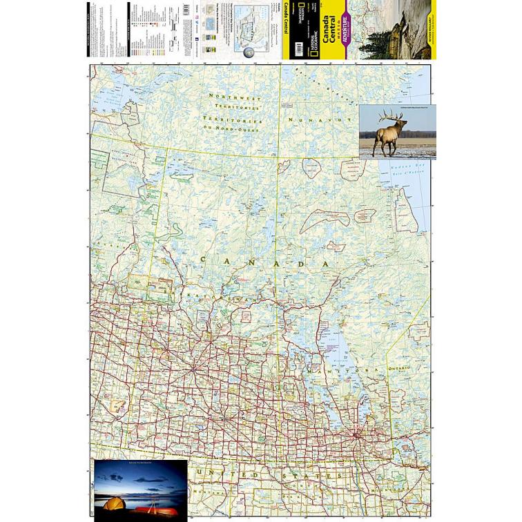 National Geographic - Canada East - Adventure Folding Travel Map - Image 2