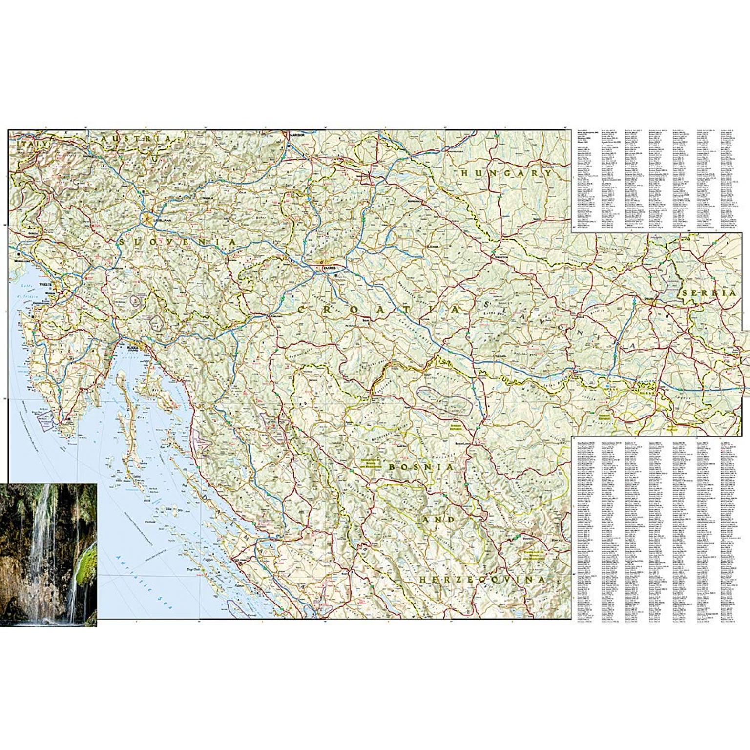National Geographic - Croatia - Adventure Folding Travel Map - Image 3