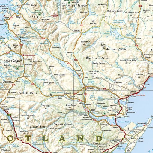 National Geographic - Scotland - Adventure Folding Travel Map - Image 2