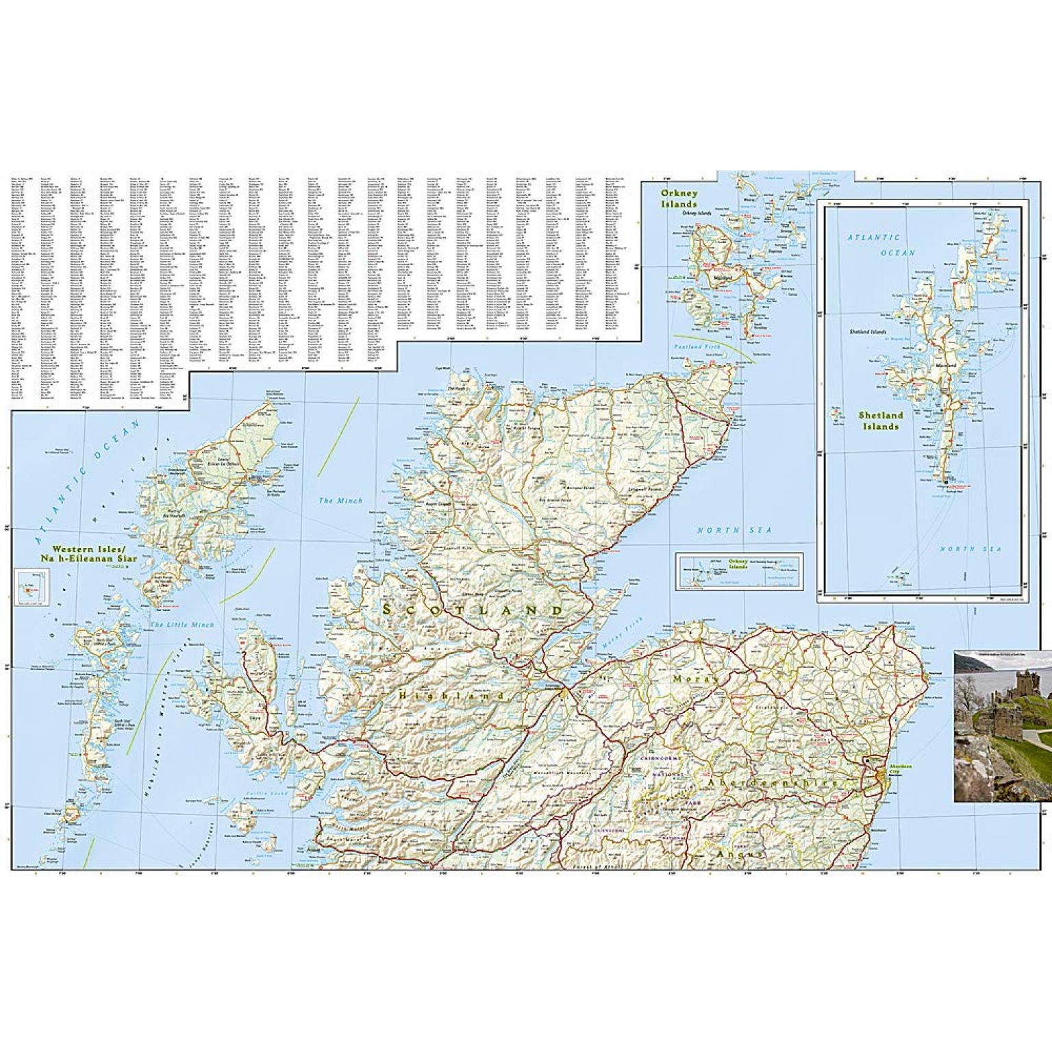 National Geographic - Scotland - Adventure Folding Travel Map - Image 4