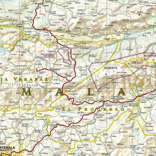 National Geographic - Guatemala - Adventure Folding Travel Map - Image 2