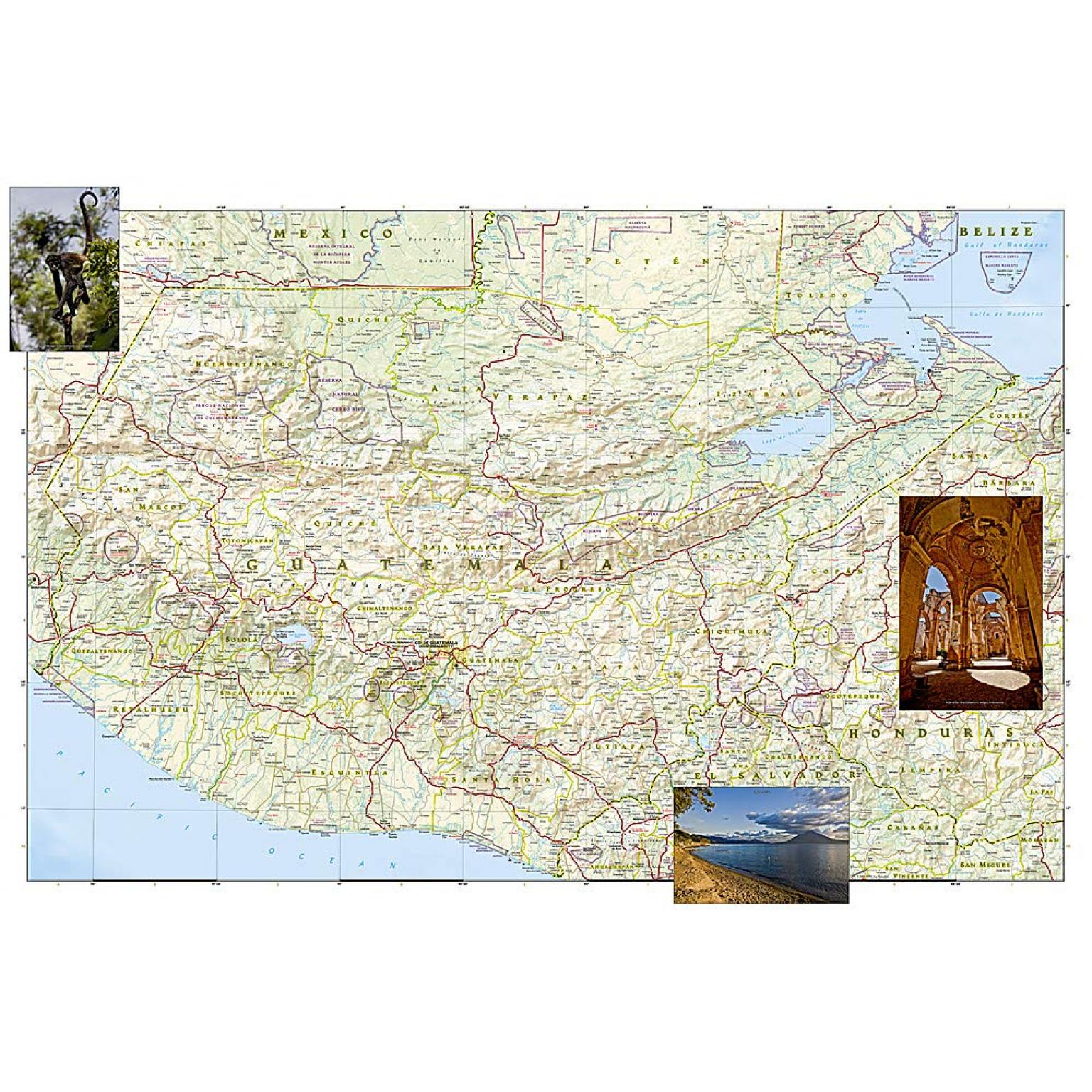 National Geographic - Guatemala - Adventure Folding Travel Map - Image 4
