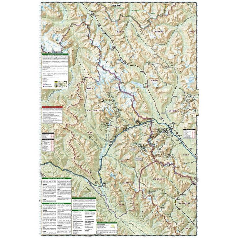 National Geographic - Banff North [Banff and Yoho National Parks] - Trails Illustrated Folding Travel Map - Image 4