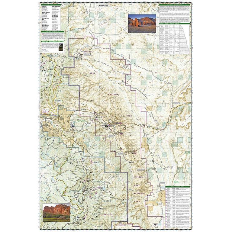 National Geographic - Capitol Reef National Park - Trails Illustrated Folding Travel Map - Image 4