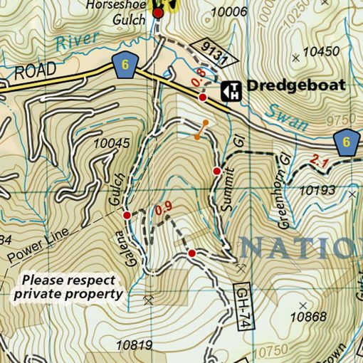 National Geographic - Colorado Trail North, Monarch to Denver - Trails Illustrated Folding Travel Map - Image 2