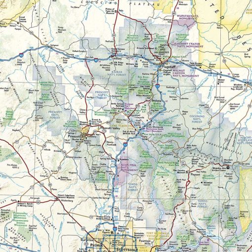 National Geographic - United States - Southwest - Adventure Folding Travel Map - Image 2