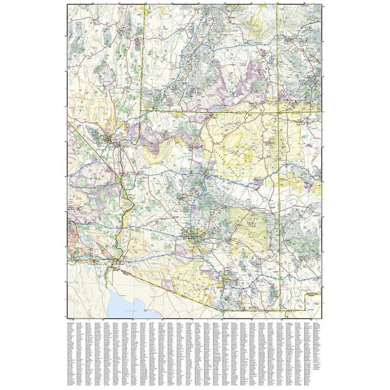 National Geographic - United States - Southwest - Adventure Folding Travel Map - Image 4