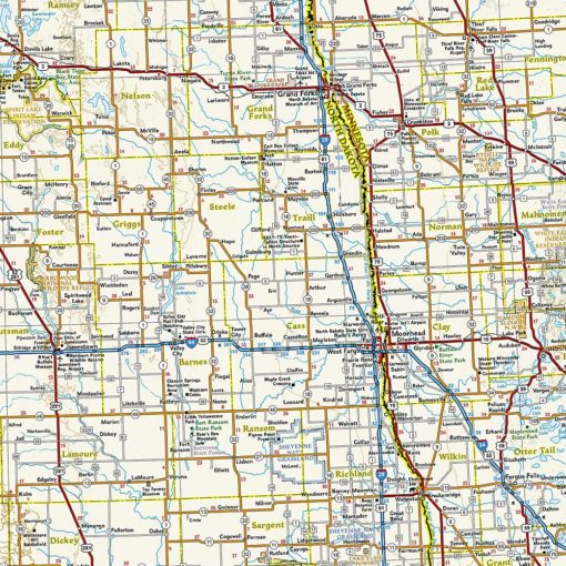National Geographic - United States - Northern Plains - Adventure Folding Travel Map - Image 2