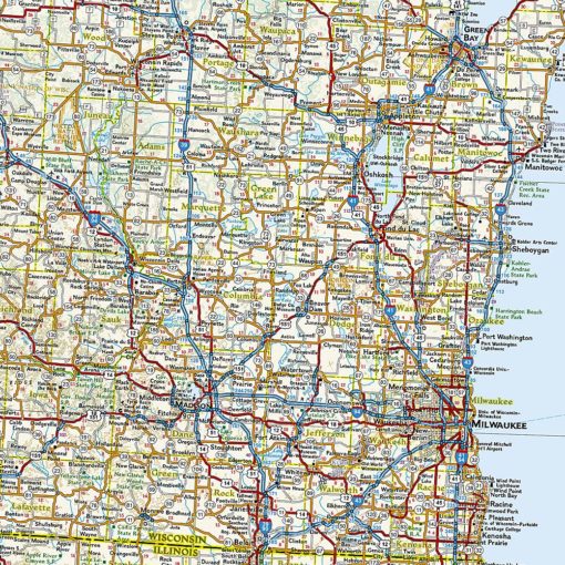 National Geographic - United States - Great Lakes - Adventure Folding Travel Map - Image 2