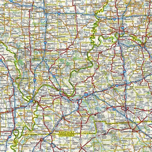 National Geographic - United States - Southeastern Plains and Gulf Coast - Adventure Folding Travel Map - Image 2