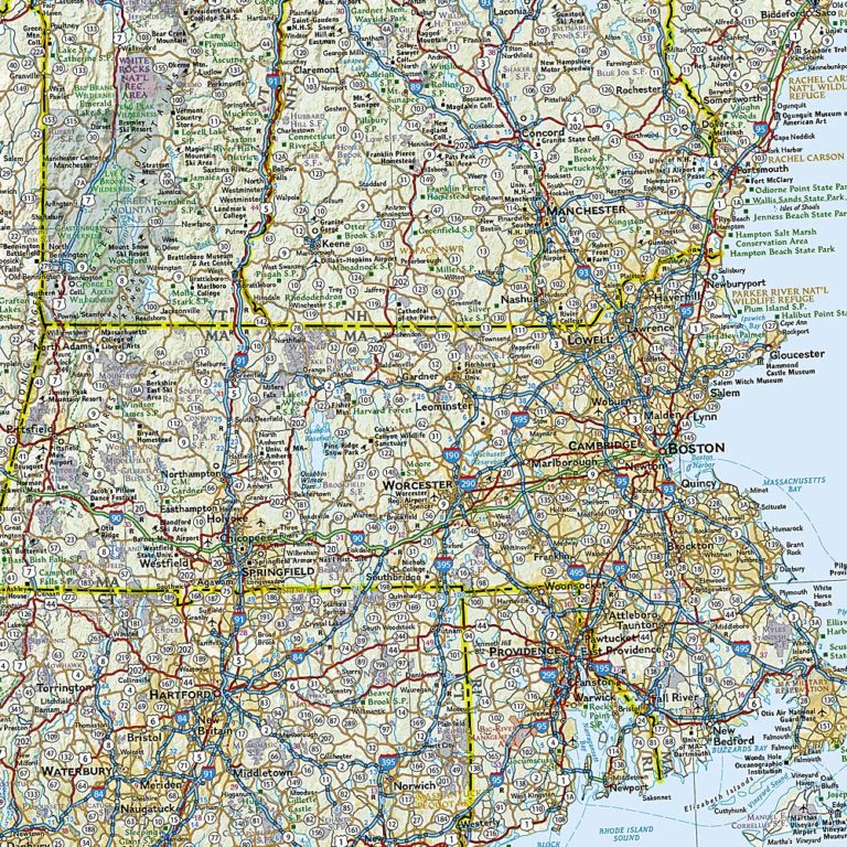 northeast travel map