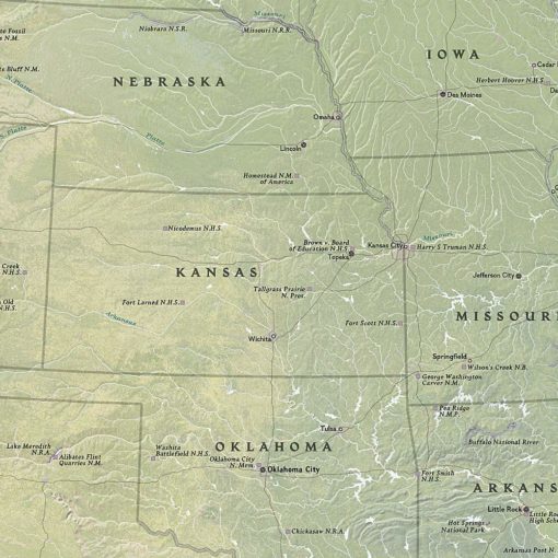 National Geographic - National Parks of the United States - Destination Folding Travel Map - Image 2
