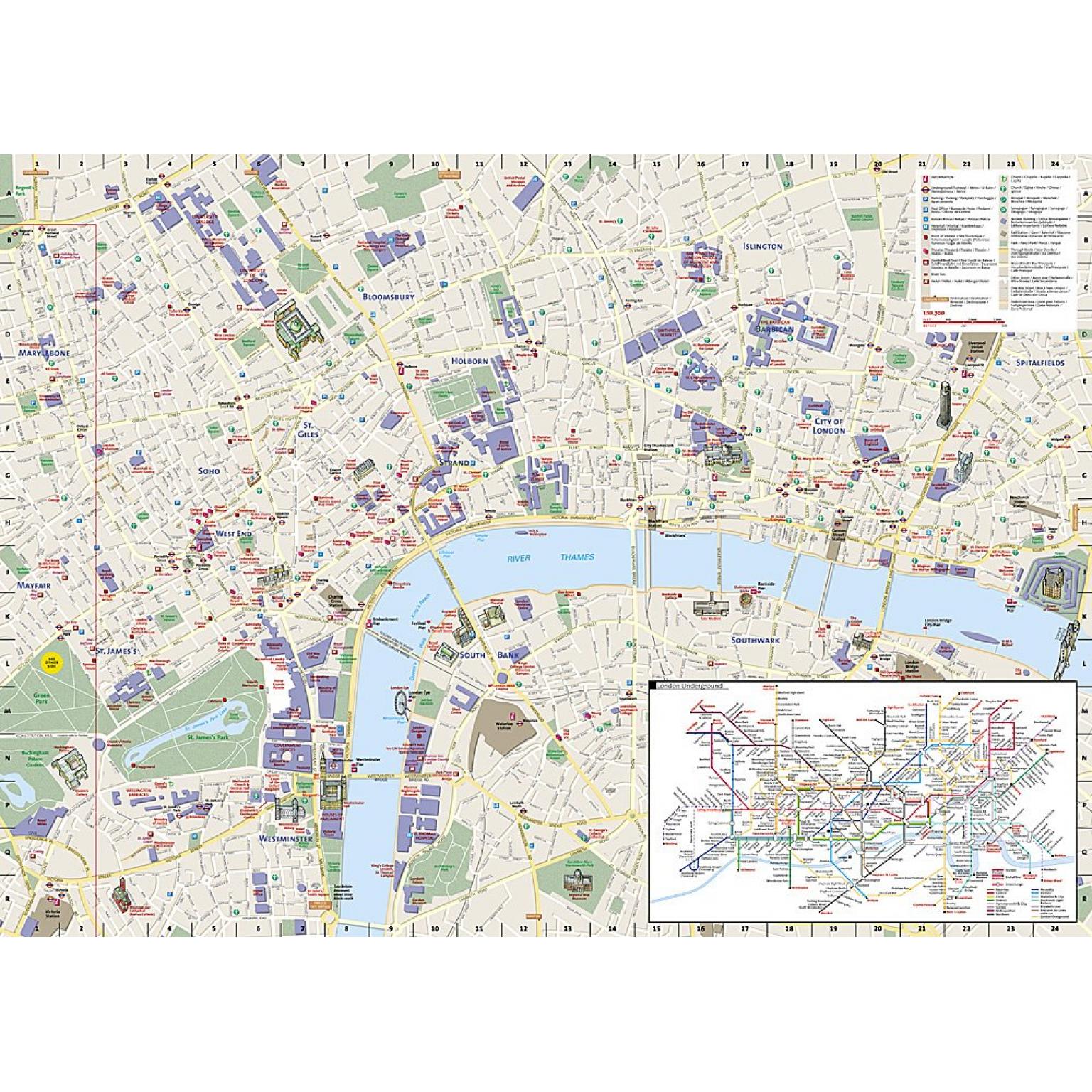 National Geographic - London - City Destination Folding Travel Map - Image 3