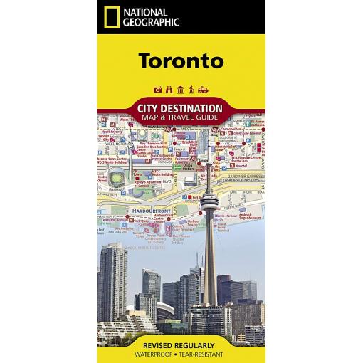 National Geographic - Toronto - City Destination Folding Travel Map - Image 2