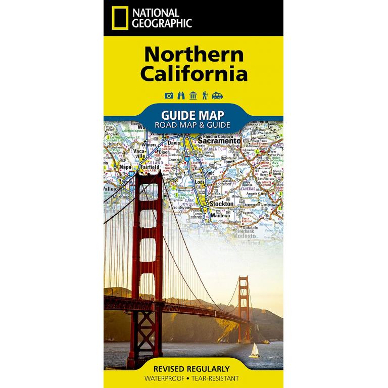 National Geographic - Northern California - Guide Folding Travel Map
